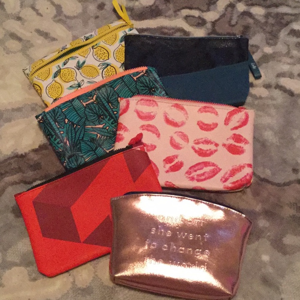 Ipsy Assorted makeup bags